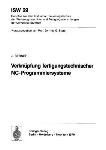 Verknüpfung fertigungstechnischer NC-Programmiersysteme