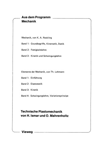 Technische Plastomechanik