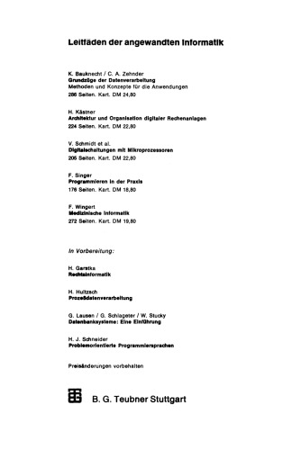 Programmieren in der Praxis