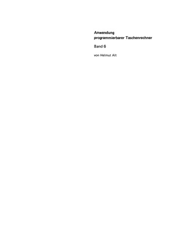 Elektrische Energietechnik, Steuerungstechnik, Elektrizitätswirtschaft für UPN-Rechner