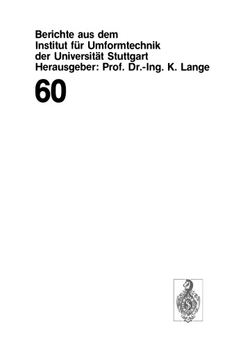 Interaktives Programmsystem zur Erstellung von Fertigungsunterlagen für die Kaltmassivumformung