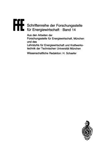 Praktische Energiebedarfsforschung: Basis realistischer Energiestrategien VDI/VDE/GFPE-Tagung in Schliersee am 7./8. Mai 1981