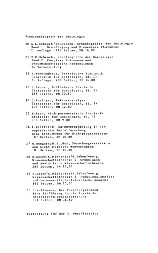 Methodenkritik empirischer Sozialforschung: Eine Problemanalyse sozialwissenschaftlicher Forschungspraxis