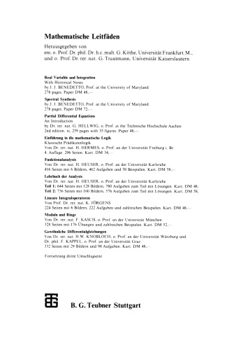 Lehrbuch der Algebra: Unter Einschluß der linearen Algebra