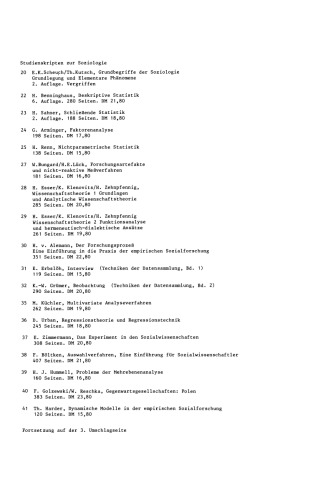 Deskriptive Statistik