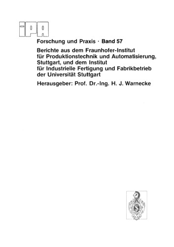 Methode zur rechnerunterstützten Einsatzplanung von programmierbaren Handhabungsgeräten