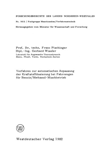 Verfahren zur automatischen Anpassung der Kraftstoffdosierung bei Fahrzeugen für Benzin/Methanol-Mischbetrieb