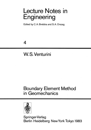 Boundary Element Method in Geomechanics