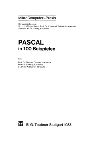 PASCAL in 100 Beispielen