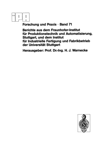 Gestaltung eines integrierten Produktionssystems für die Sortenfertigung unter Einsatz der Clusteranalyse