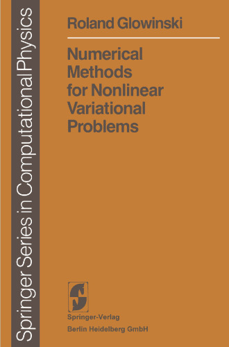 Numerical Methods for Nonlinear Variational Problems