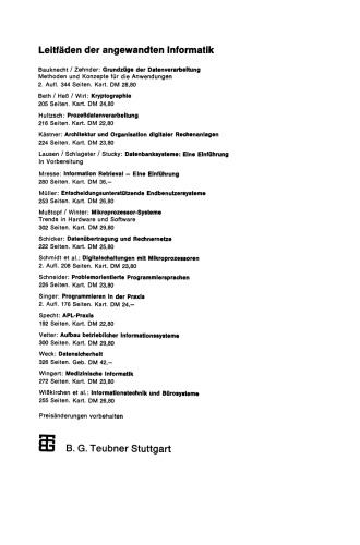 Information Retrieval — Eine Einführung: Von der Theorie zur Praxis anhand einer Implementierung in UNIX