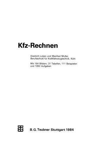 Kfz-Rechnen