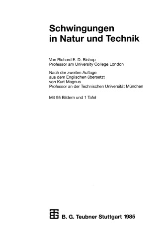 Schwingungen in Natur und Technik