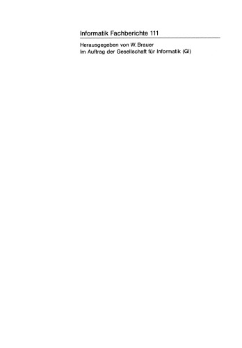 Kommunikation in Verteilten Systemen II: Anwendungen, Betrieb, Grundlagen GI/NTG-Fachtagung Karlsruhe, 13.–15. März 1985 Proceedings