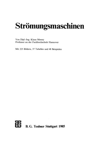 Strömungsmaschinen