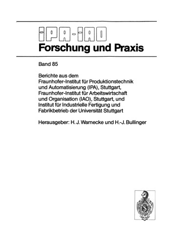 Flexible Montagesysteme-Konzeption und Feinplanung durch Kombination von Elementen
