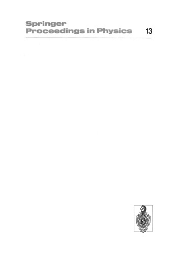 The Physics and Fabrication of Microstructures and Microdevices: Proceedings of the Winter School Les Houches, France, March 25–April 5, 1986