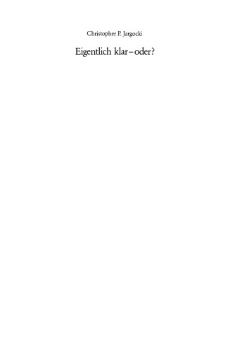 Eigentlich klar — oder?: Selbstverständliches physikalisch erklärt