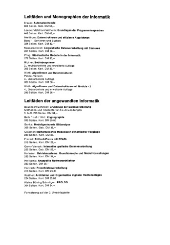 Grundlagen der Programmiersprachen