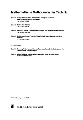 Rechnerorientierte Verfahren