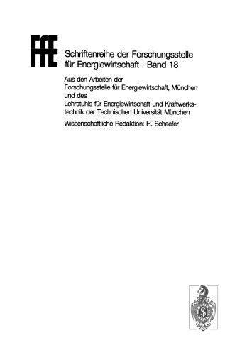 Zentrale und dezentrale Energieversorgung: VDE/VDI/GFPE-Tagung in Schliersee am 7./8. Mai 1987
