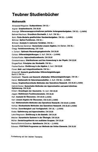 Dynamische Systeme in der Ökologie: Mathematische Modelle und Simulation