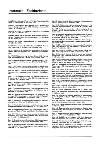 Fehlertolerierende Rechensysteme / Fault-Tolerant Computing Systems: 3. Internationale GI/ITG/GMA-Fachtagung / 3rd International GI/ITG/GMA Conference Bremerhaven, 9.–11. September 1987