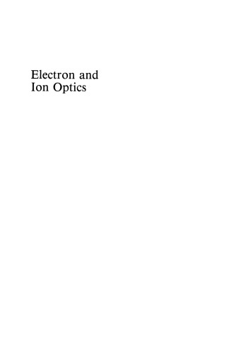 Electron and Ion Optics