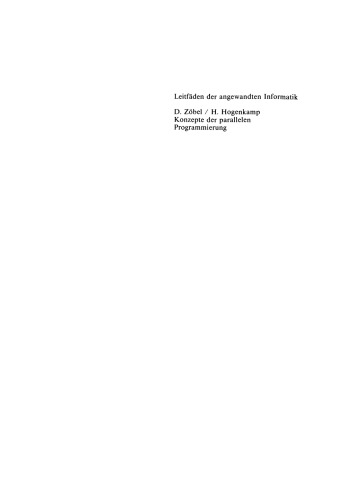 Konzepte der parallelen Programmierung