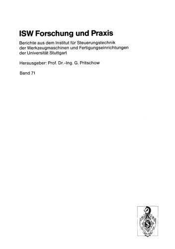 NC-Musterprogrammierung für die rechnerintegrierte Textilfertigung