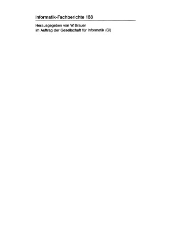 GI — 18. Jahrestagung II: Vernetzte und komplexe Informatik-Systeme Hamburg, 17.–19. Oktober 1988 Proceedings
