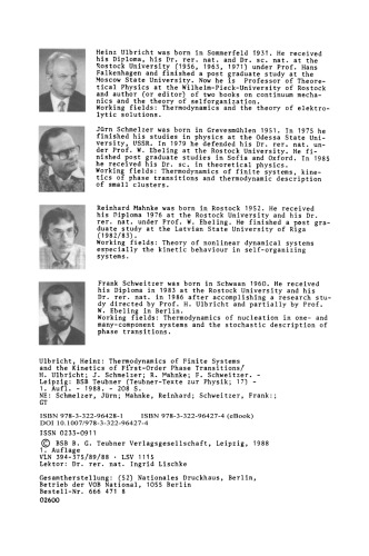 Thermodynamics of Finite Systems and the Kinetics of First-Order Phase Transitions