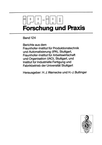 Modulares Simulationsmodell für die Abläufe in verketteten Fertigungszellen mit Industrierobotern