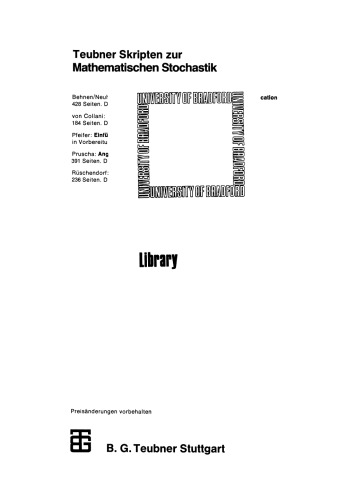 The Economic Design of Control Charts