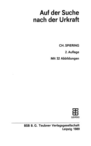 Auf der Suche nach der Urkraft