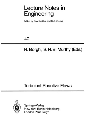 Turbulent Reactive Flows