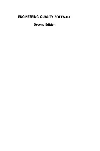 Engineering Quality Software: A Review of Current Practices, Standards and Guidelines including New Methods and Development Tools