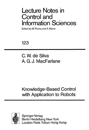 Knowledge-Based Control with Application to Robots