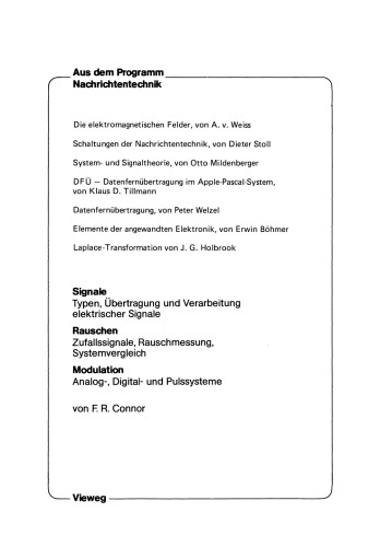 Modulation: Analog-, Digital- und Pulssysteme