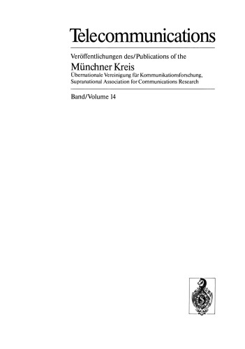 Mobilkommunikation / Mobile Communications: Telekommunikation, Information und Navigation für den Autofahrer / Telecommunication, Information and Navigation for the Car Driver