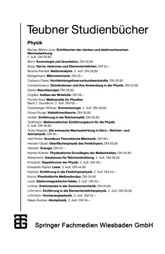 Physik für Hochschulanfänger