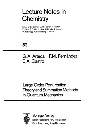 Large Order Perturbation Theory and Summation Methods in Quantum Mechanics