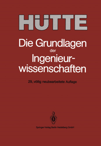 : Die Grundlagen der Ingenieurwissenschaften