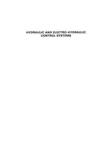 Hydraulic and Electro-Hydraulic Control Systems