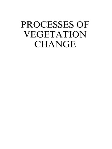 Processes of Vegetation Change