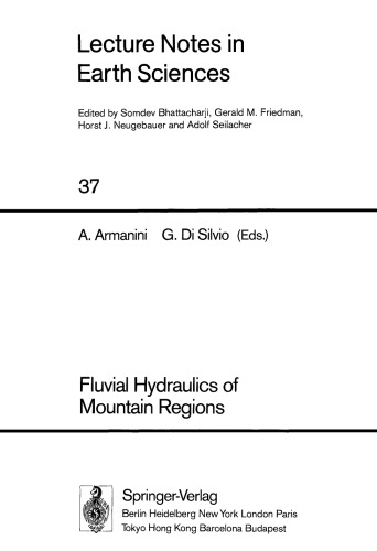 Fluvial Hydraulics of Mountain Regions