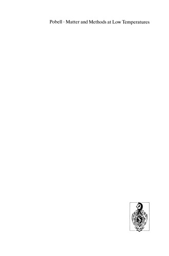 Matter and Methods at Low Temperatures