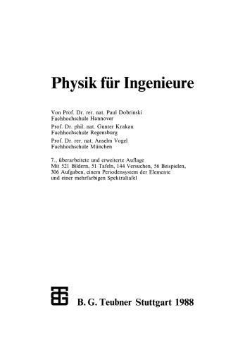 Physik für Ingenieure