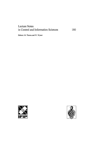 System Modelling and Optimization: Proceedings of the 15th IFIP Conference Zurich, Switzerland, September 2–6, 1991